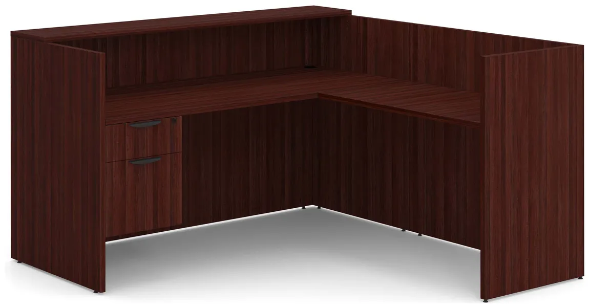 L-Shaped Reception Desk