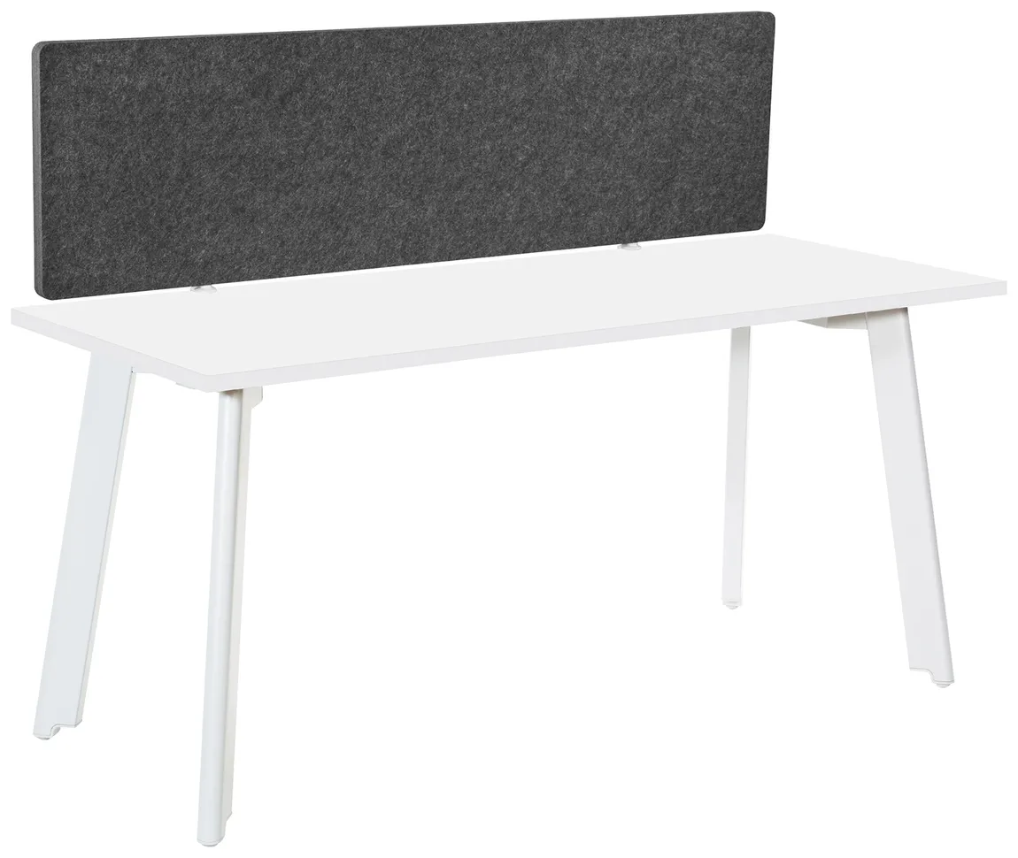 small small desk with privacy panel 23