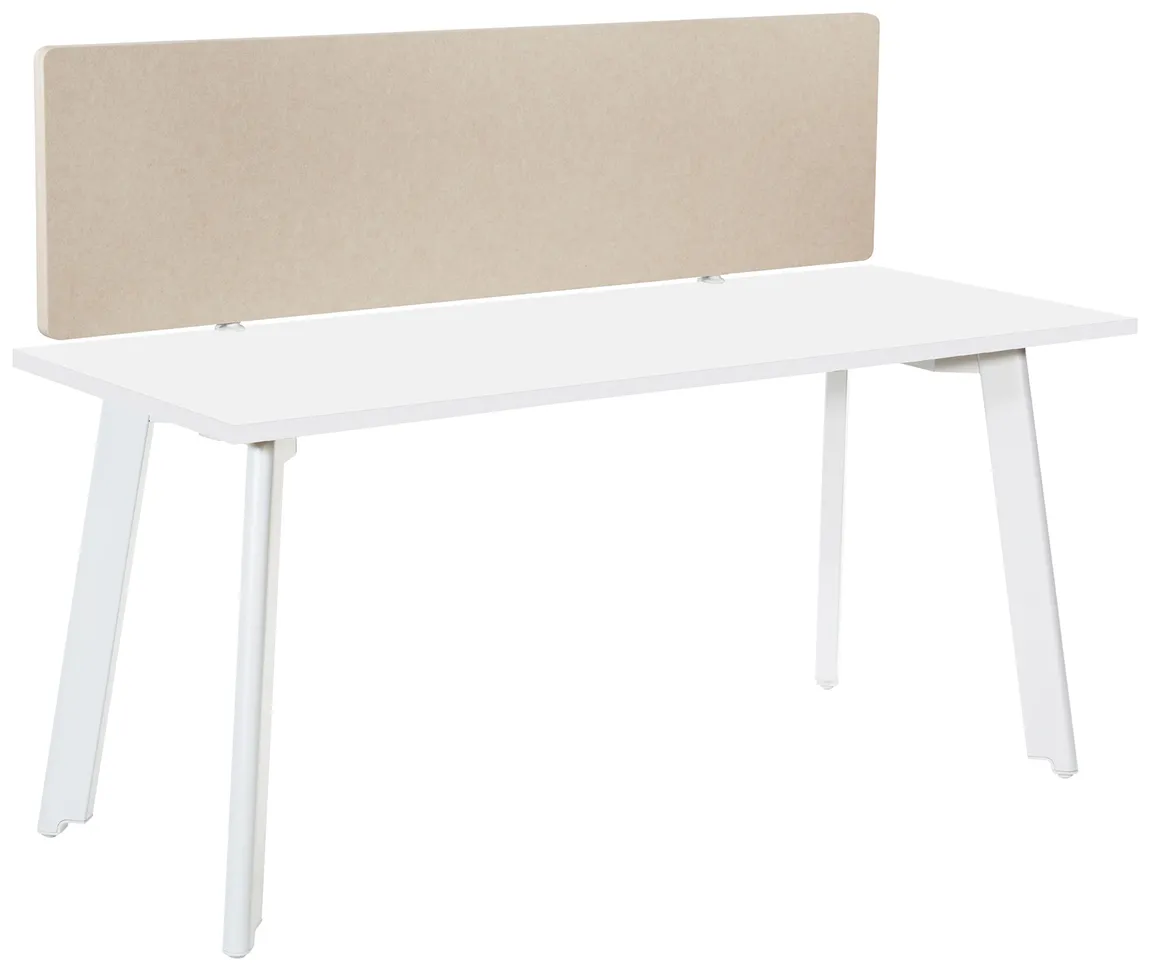 small small desk with privacy panel 21