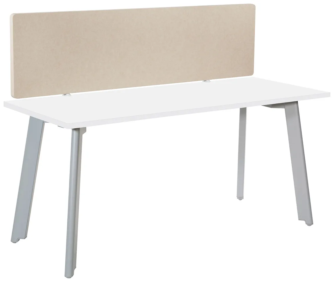 Small Desk with Privacy Panel