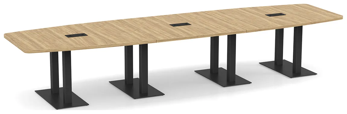 Modern Boat Shaped Conference Table