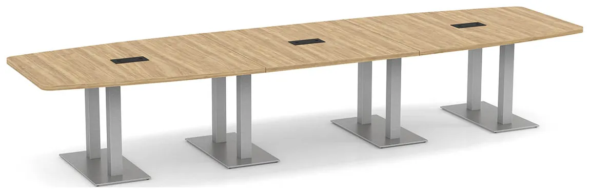 Modern Boat Shaped Conference Table