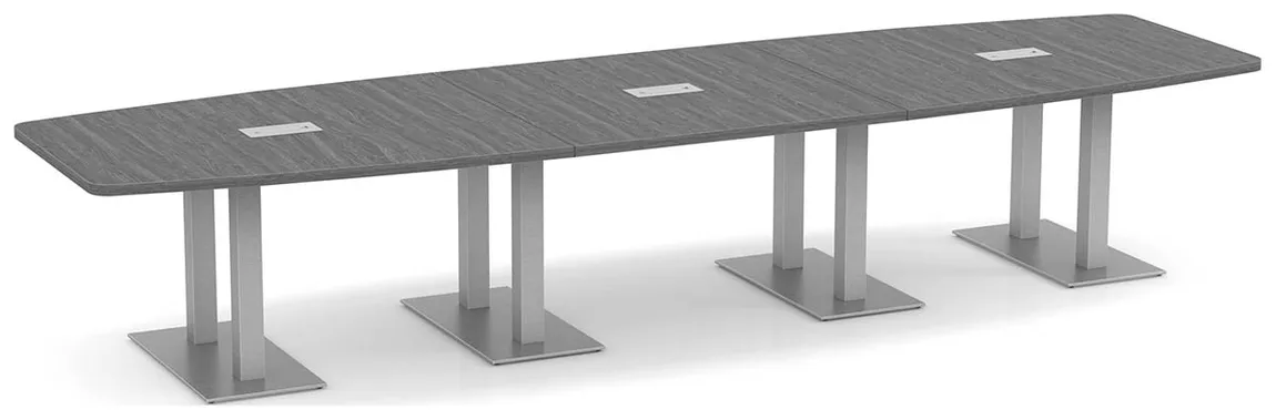 Modern Boat Shaped Conference Table