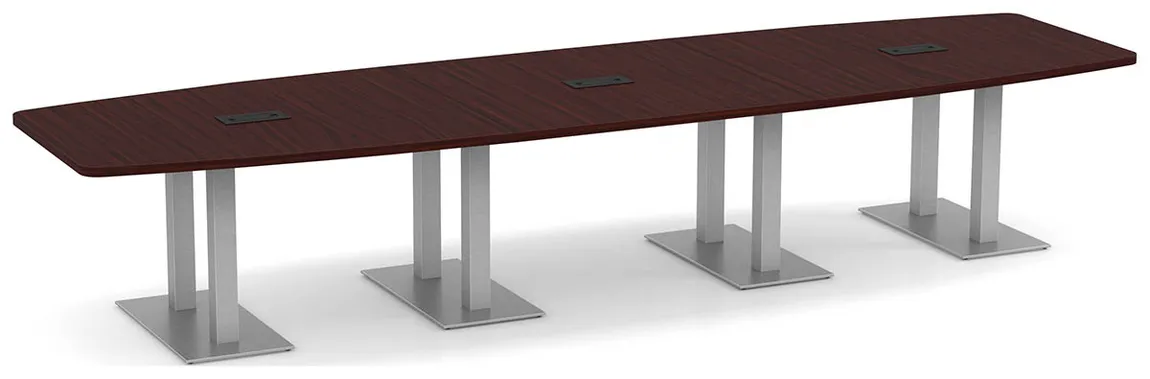 Modern Boat Shaped Conference Table