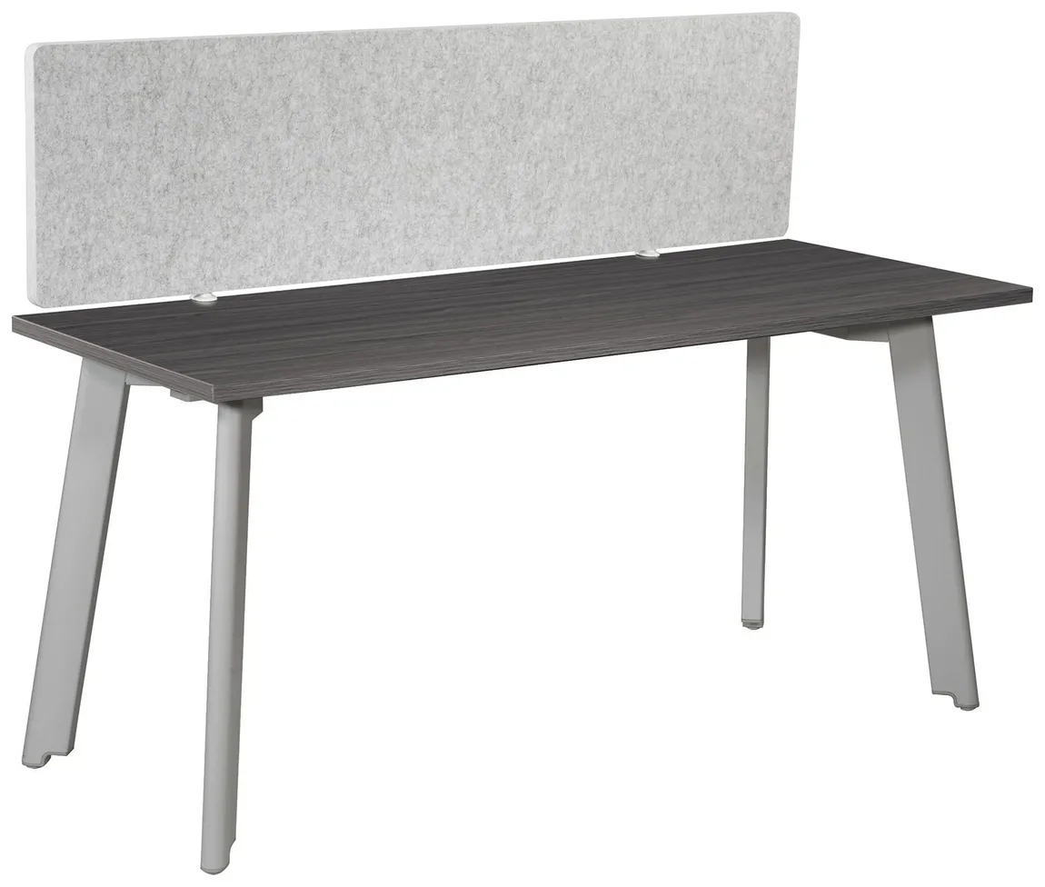 small small desk with privacy panel 16