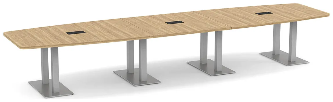 Modern Boat Shaped Conference Table