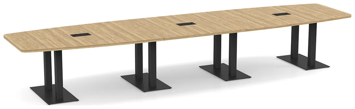Modern Boat Shaped Conference Table