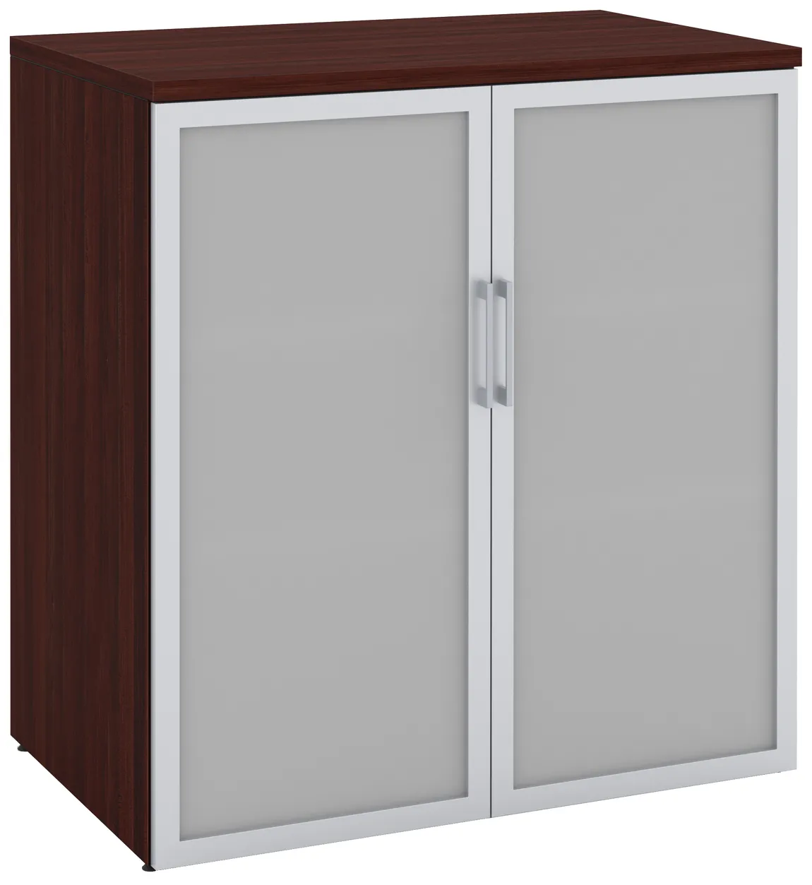 Office Storage Cabinet with Glass Doors