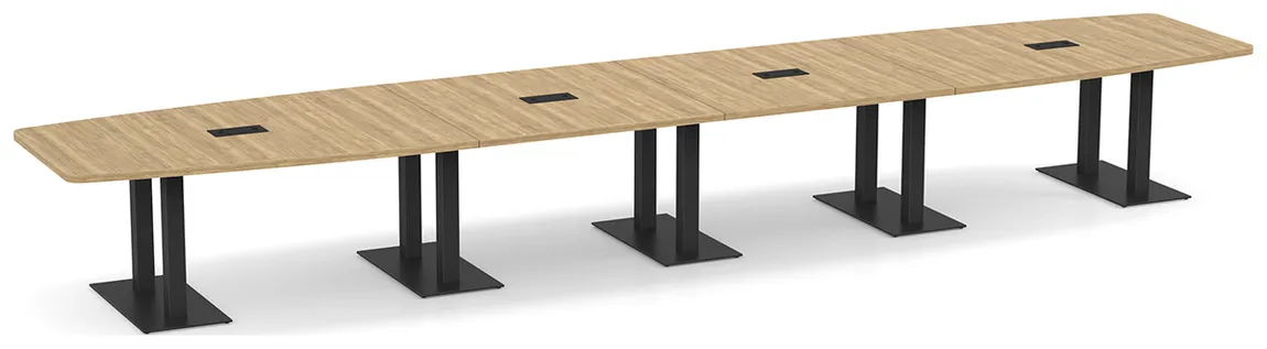 Modern Boat Shaped Conference Table