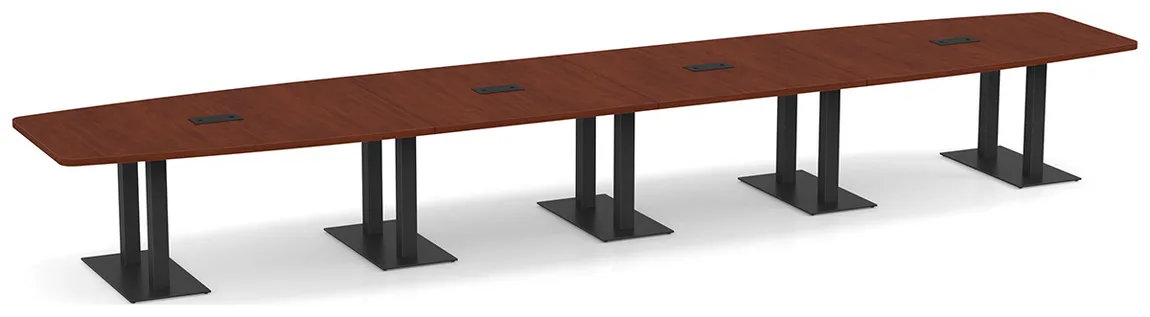 Modern Boat Shaped Conference Table