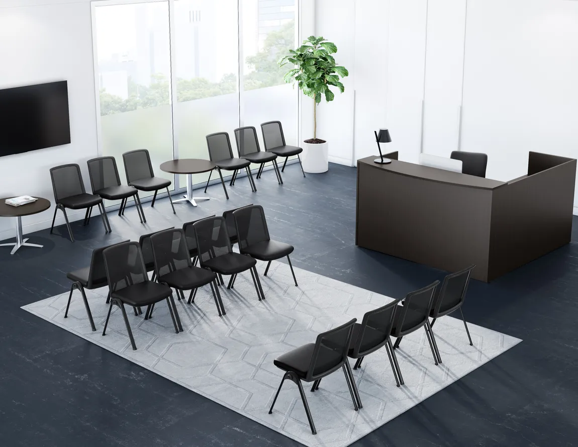 L Shaped Reception Desk