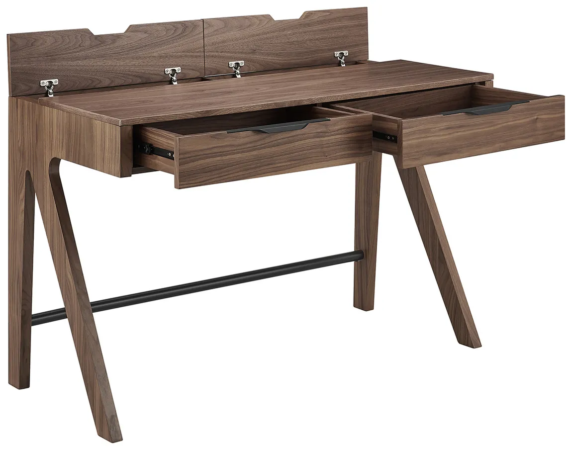 Mid-Century Flip-Top Desk