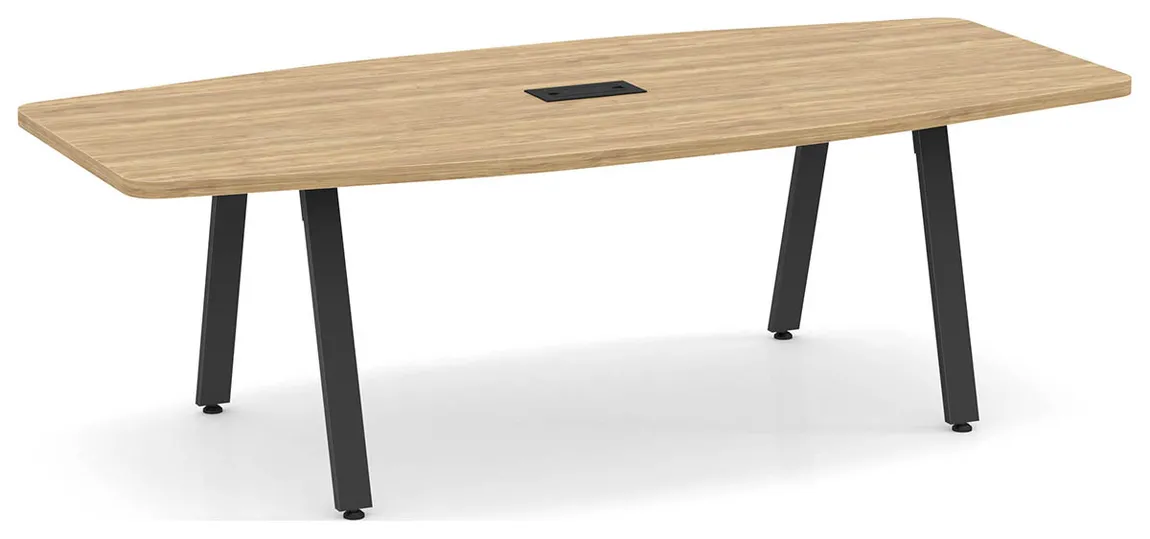 Modern Boat Shaped Conference Table