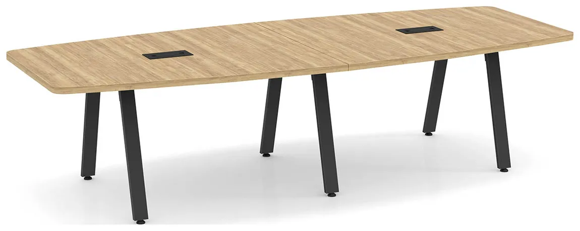 Modern Boat Shaped Conference Table