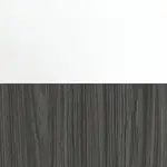 White Top With Slate Gray Base Finish