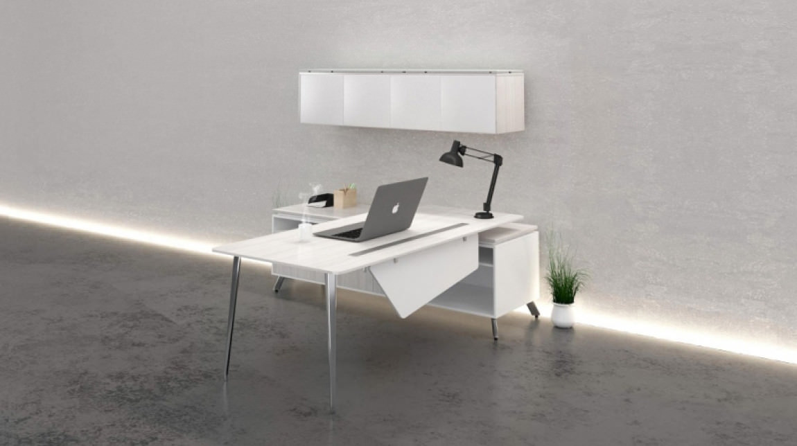 L Shaped Desk With Storage