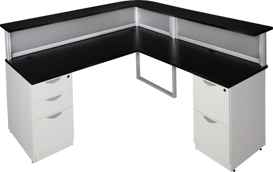 Express Office Furniture Modern L Shaped Reception Desk