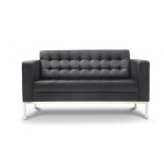 Black Office Couch