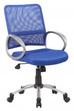 Blue Office Chair With Arms