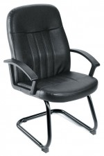 Modern Black Leather Chair