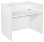 Small White Reception Desk