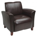 Dark Brown Leather Chair