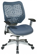 Blue Mesh Office Chair