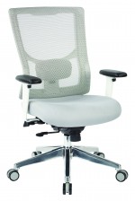 Ergonomic White Office Chair