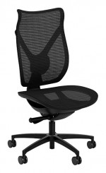 Mid Back Black Mesh Computer Chair