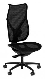 Armless Ergonomic Office Chair