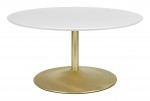 White Round Coffee Table