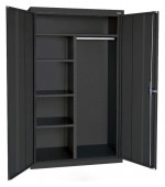Tall Black Storage Cabinet