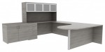 U Shaped Desk With Storage