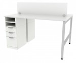 Small White Standing Desk