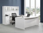 Large White Executive Desk