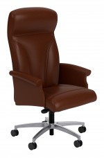 Brown Office Chair With Arms
