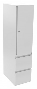 Tall Narrow White Storage Cabinet