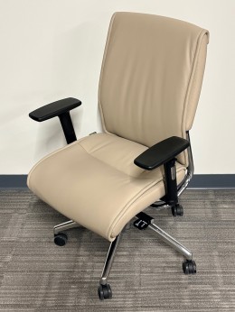 Leather Mid Back Office Chair