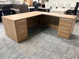 L Shaped Desk with Drawers