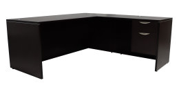 L Shaped Home Office Desk - PL Laminate