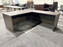 Bow Front L-Shaped Desk