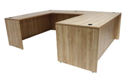 U Shaped Desk Shell - PL Laminate