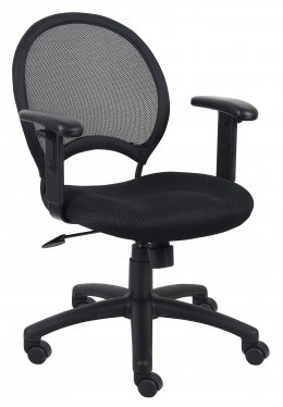 Mesh Back Office Chair with Arms