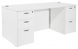 Rectangular Desk with Drawers - Napa