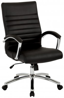 Mid Back Conference Room Chair with Arms - Work Smart