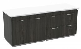 Combo Lateral File Storage Cabinet Credenza - Tuxedo