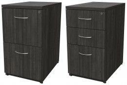 Pair of 2 & 3 Drawer Pedestals for Maverick Desks - Maverick