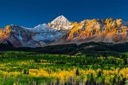 Dusted Wilson Peak - Office Wall Art - Mountains