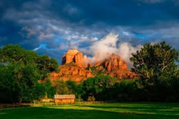 Incoming on Cathedral - Office Wall Art - Desert Southwest