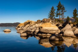 Boulder Reflection - Office Wall Art - Lakes Rivers Waterfalls